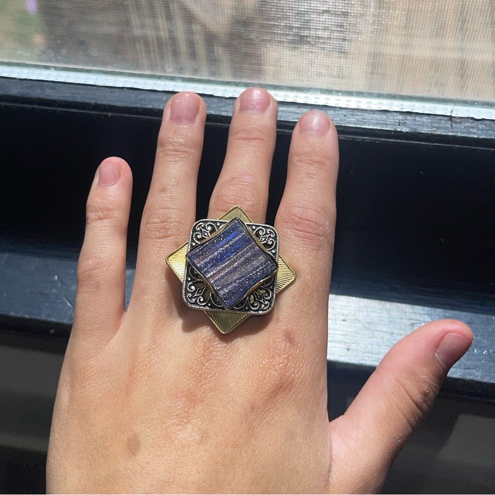 Ollipop Usa Ring. Large , Adjustable. With Beauti… - image 1